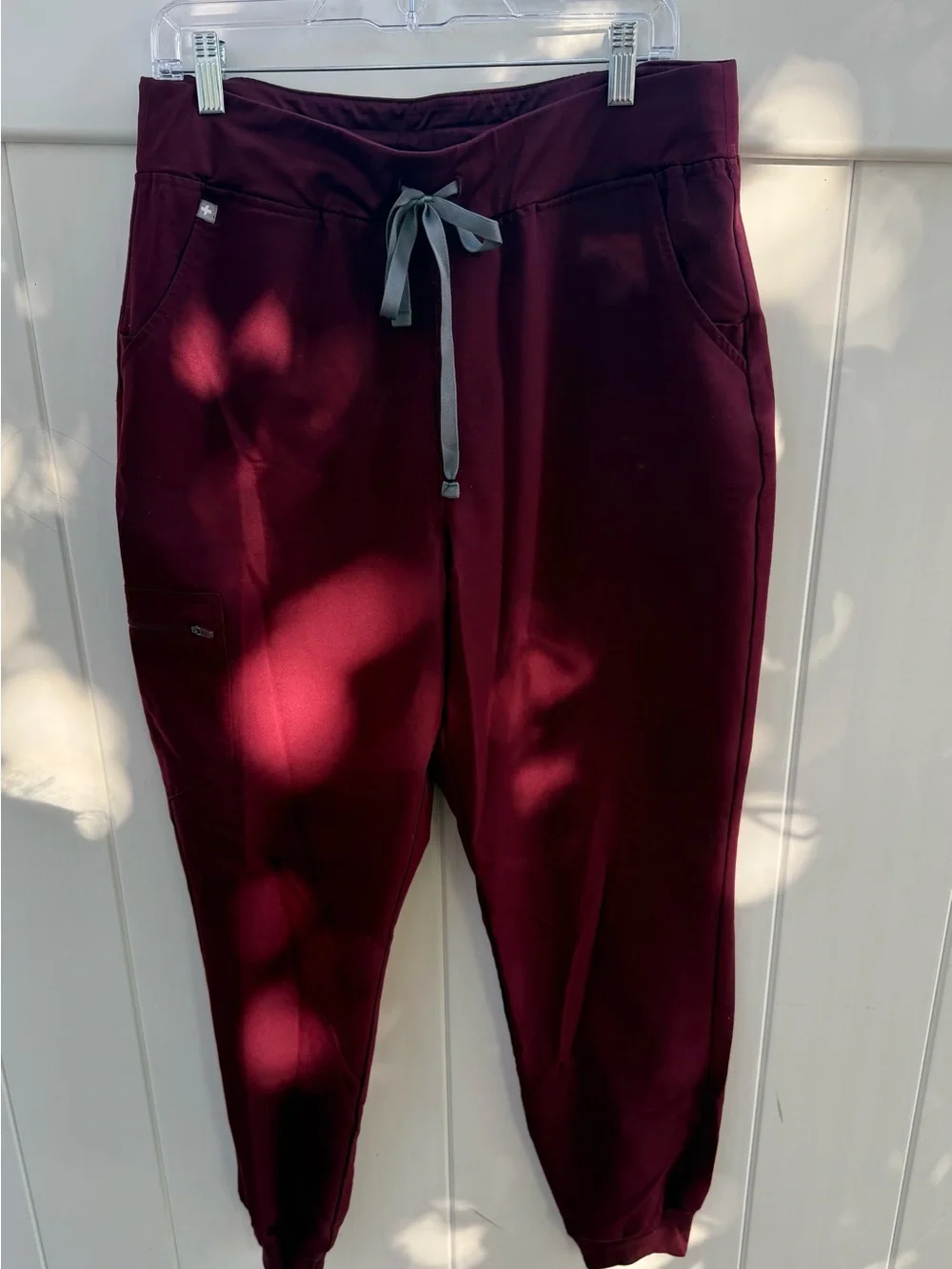 Figs Women’s Maroon Zamora Jogger Scrubs